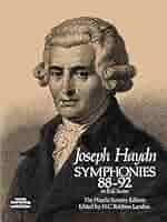 Amazon | Haydn: Joseph Haydn: Symphonies 88-92 in Full Score